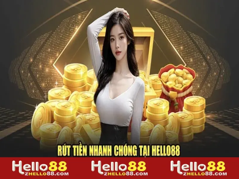 Các kênh rút tiền phổ biến trên hệ thống Hello88