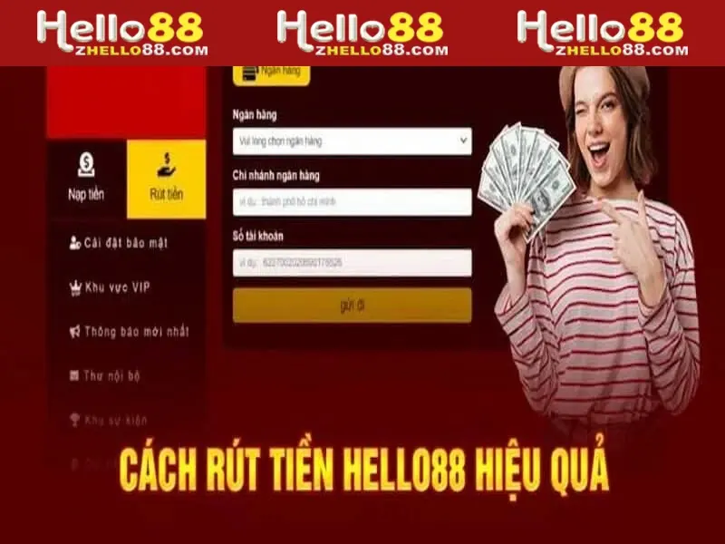 Câu hỏi thường gặp về vấn đề rút tiền tại nhà cái Hello88